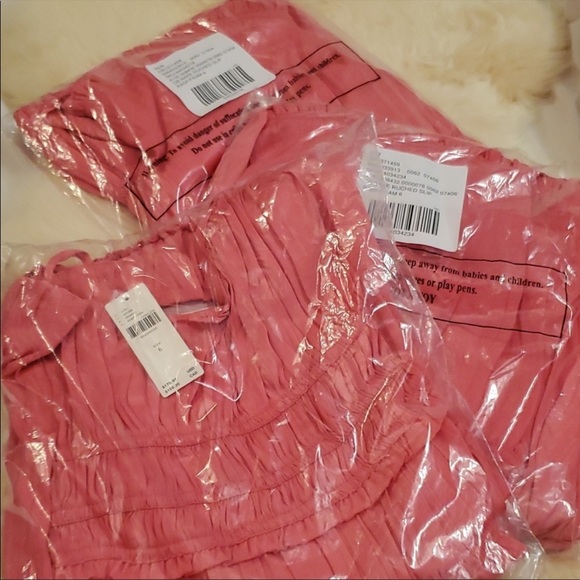 Anthropologie Ruched Slip Dress- Raspberry - Picture 4 of 9